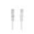Kabel patchowy Lanberg UTP Cat6, 0.5m, biały