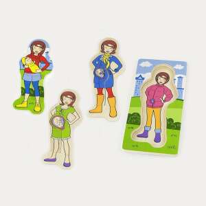 Viga - Baba Fejlődése Puzzle - Fa - 3 részes