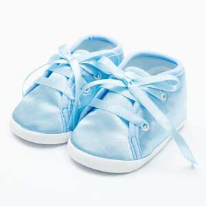 New Baby Baba szatén cipő New Baby kék 0-3 hó 94925135 