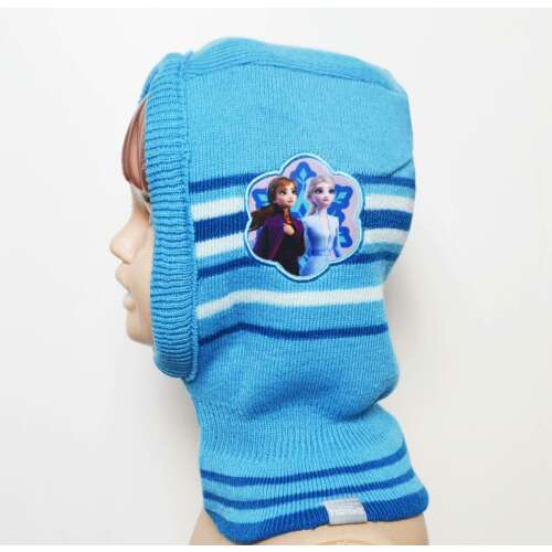 DISNEY Frozen 3-6 ani pălărie de iarnă din tricot albastru cu Elsa și Anna