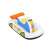 Bestway inflatable car pool float with handle, white, blue, yellow, orange