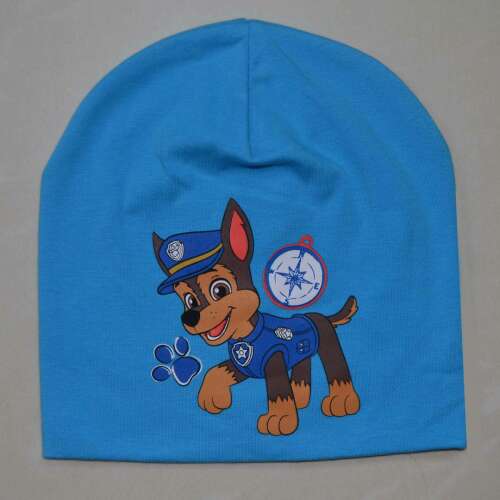 Nickelodeon Paw Patrol Chase blaue Baumwollmütze für Jungen 4-7 Jahre
