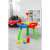Toyz Activity Bali water and sand table for kids, with colorful design and 7 accessories, in a home setting