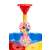 Close-up of the Toyz Activity Bali water and sand table, showing the water pouring funnel and spinning wheels