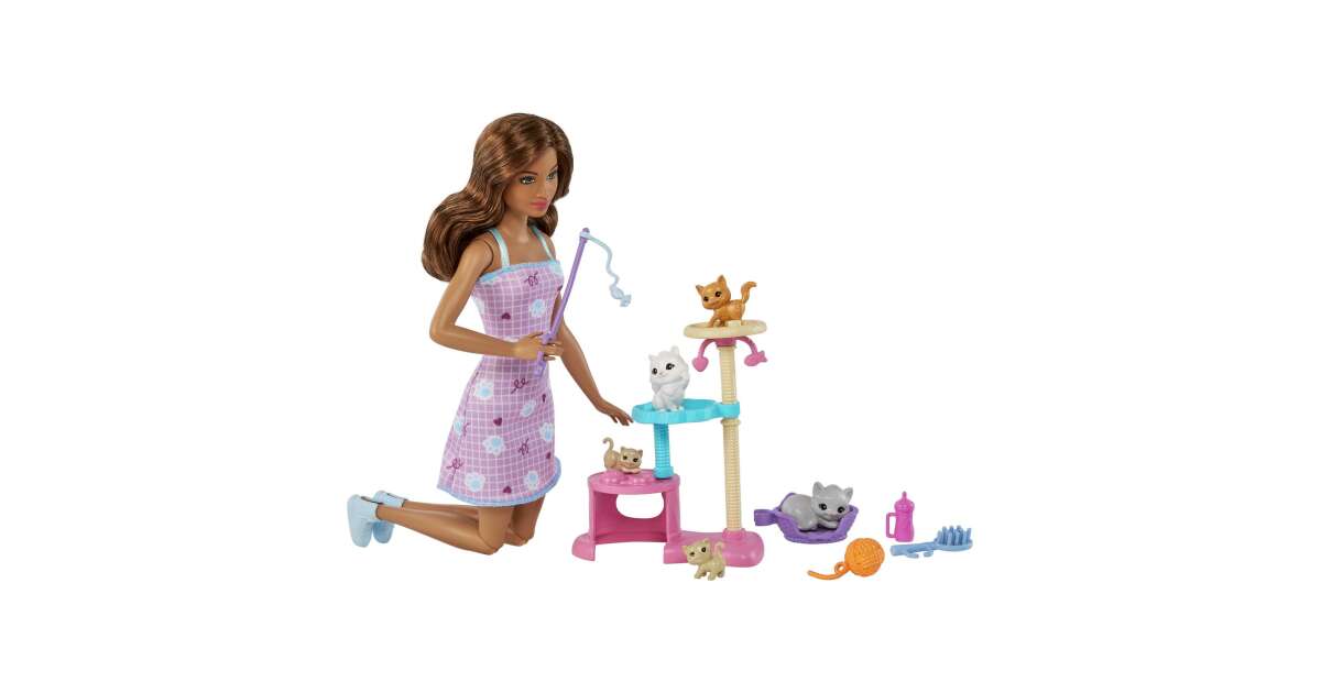 Barbie cat set online