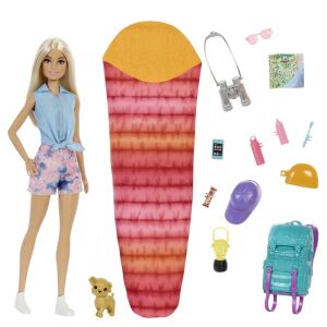 Mattel Barbie Distracție la Camping Păpușa Malibu cu accesorii - Mattel Baba