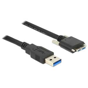 Delock USB 3.0 A auf Micro-B Kabel mit Schrauben, 3m - Delock USB-Kabel