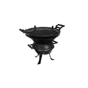 Öntöttvas BBQ kerti grill, mozgatható , 36 x 40 cm, BBQ214 62540215 Kerti grillező, sütő