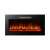Electric Recessed Fireplace - Heater + RGB LED - 91 x 15 x 48 cm 75224033