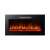 Electric Recessed Fireplace - Heater + RGB LED - 91 x 15 x 48 cm 75224033
