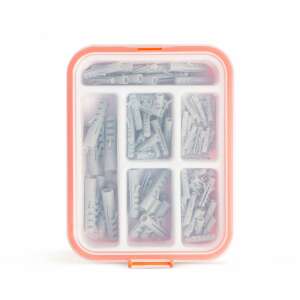 Set de dibluri din plastic într-o cutie de depozitare - Fixator