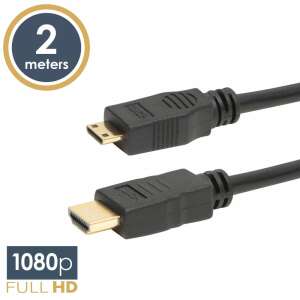 2 méteres HDMI - Mini HDMI kábel, 1080p Full HD - HDMI kábel