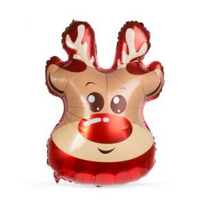 Christmas reindeer foil balloon, 70 x 48 cm - Balloon