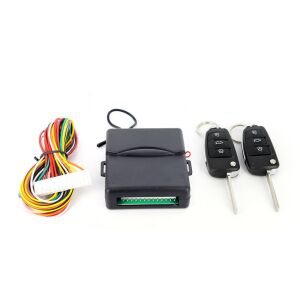 Remote central locking control unit with wiring harness and two remote keys - Vehicle alarm & lock