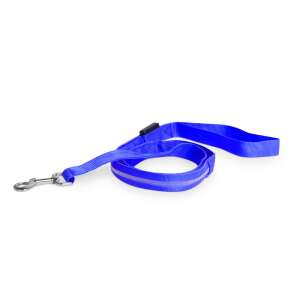 LED dog leash, blue, 120 cm, rechargeable - Leash