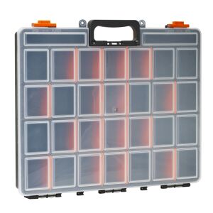 Professional Organizer Box with Dividers - Tool & Part Organizer