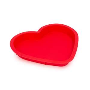 Red silicone heart-shaped baking mold - Baking Mold