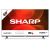 Sharp 40FH2EA 40-inch Full HD Android Smart LED TV front view with features