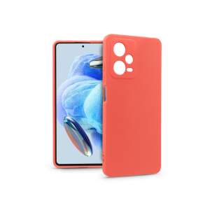 Forcell Pfirsichfarbene Silikonhülle für Xiaomi Redmi Note 12 Pro/Poco X5 Pro 5G - Handyhüllen