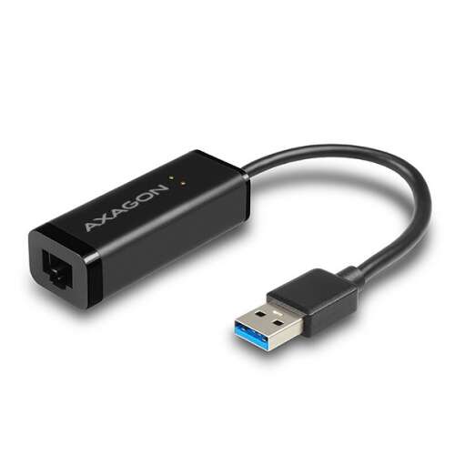 Axagon ADE-SR USB 3.0 auf Gigabit Ethernet Adapter, schwarz
