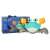 Interactive musical crab toy for kids, green, 3 years+