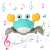 Interactive musical crab toy for kids, green, 3 years+