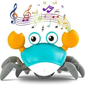 Crab interactiv cu sunet, 3 ani+, verde 62570798 Jocuri interactive pentru copii