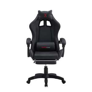 SmileGAME Xtreme Gamer chair with footrest #black
