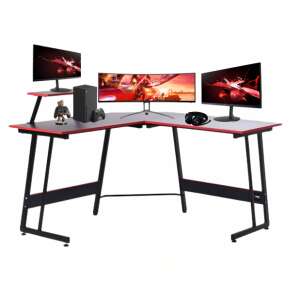 Pepita Xtreme PRO Gamer stół narożny 130x130cm #czarno-szary