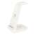 Boost 3-in-1 wireless charging station, white, side view