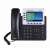 Grandstream GXP2140 VoIP telefon, fekete, színes képernyővel, HD hanggal, 4 vonallal, 5 programozható gombbal