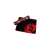 Redragon Archelon M Gaming Mouse Pad, black and red, with dragon design, in packaging