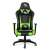 Delight Bemada BMD1106GY gaming chair in black and green with lumbar and headrest support