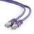 Gembird CAT6A S-FTP Patch kábel, 5m, Lila, RJ45 csatlakozókkal