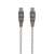 Gembird CC-USB2B-CMCM60-1.5M 60W Type-C Power Delivery (PD) Премиум кабел за зареждане и данни 1,5m Сив
