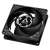 Arctic P8 PWM PST 80mm PC fan, black, side view