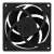 Arctic P8 PWM PST 80mm PC fan, black, back view