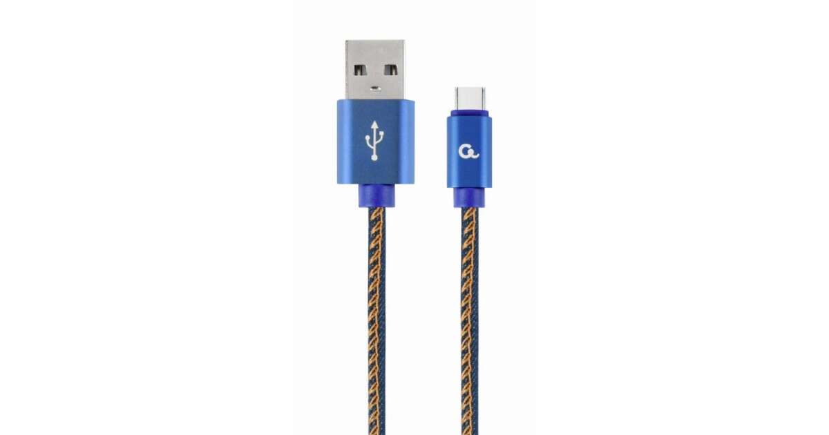 Cablu alimentare si date Gembird, USB 2.0 (T) la USB 2.0 Type-C (T), 1m, conectori auriti, Negru / Galben, CC-USB2J-AMCM-1M-BL (CC-USB2J-AMCM-1M-BL) (CC-USB2J-AMCM-1M-BL) 82978076