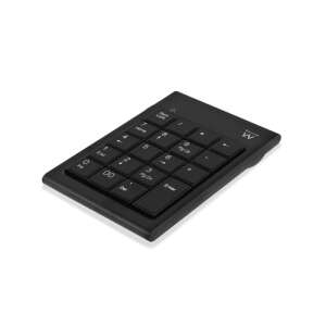 Ewent EW3102 USB Numpad, fekete numerikus billentyűzet PC-hez, laptophoz, asztali számítógéphez - Numerikus billentyűzet