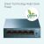 TP-Link LS105G 5-Port Gigabit Desktop Switch mit Green Technology