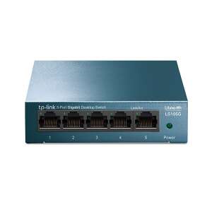TP-Link LS105G LiteWave 5-Port Gigabit Desktop Switch, Vorderansicht - TP-Link Switches