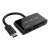 Gembird UHB-CR3-02 Compact USB Type-C SDXC combo Card Reader Black UHB-CR3-02 82563575