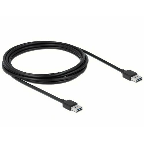 DeLock 3m USB 2.0 A-A Kabel - Schwarz