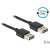 DeLock EASY-USB 2.0 Typ-A Stecker > EASY-USB 2.0 Typ-A Stecker 3m Schwarz Kabel