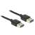 DeLock EASY-USB 2.0 Typ-A Stecker > EASY-USB 2.0 Typ-A Stecker 3m Schwarz Kabel