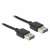 DeLock EASY-USB 2.0 Typ-A Stecker > EASY-USB 2.0 Typ-A Stecker 3m Schwarz Kabel