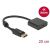 DeLock DisplayPort 1.2 Stecker auf HDMI Buchse 4K Aktiv Adapter Schwarz 63585 79797274