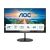 AOC Q24V4EA Monitor 2K Ultra HD de 24 inch, vedere frontală cu caracteristici