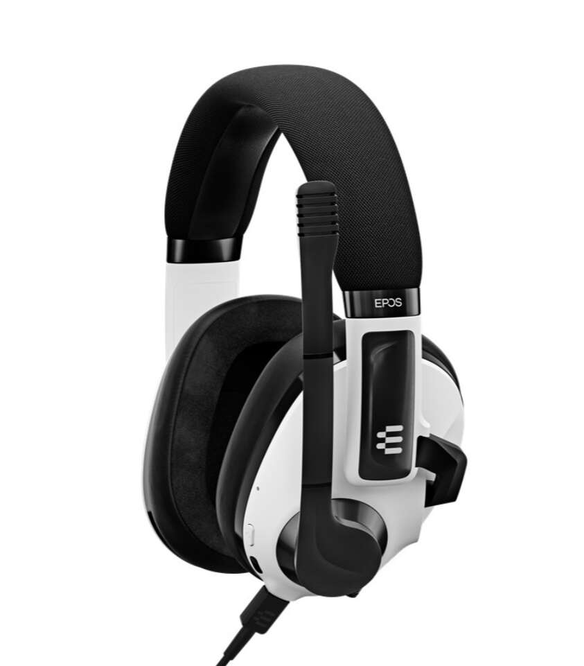 Sennheiser epos h3 hybrid vezeték nélküli gaming fejhallgató, fehér