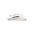 SteelSeries Aerox 3 Wireless Gaming Mouse, Snow Edition, with RGB lighting, side view